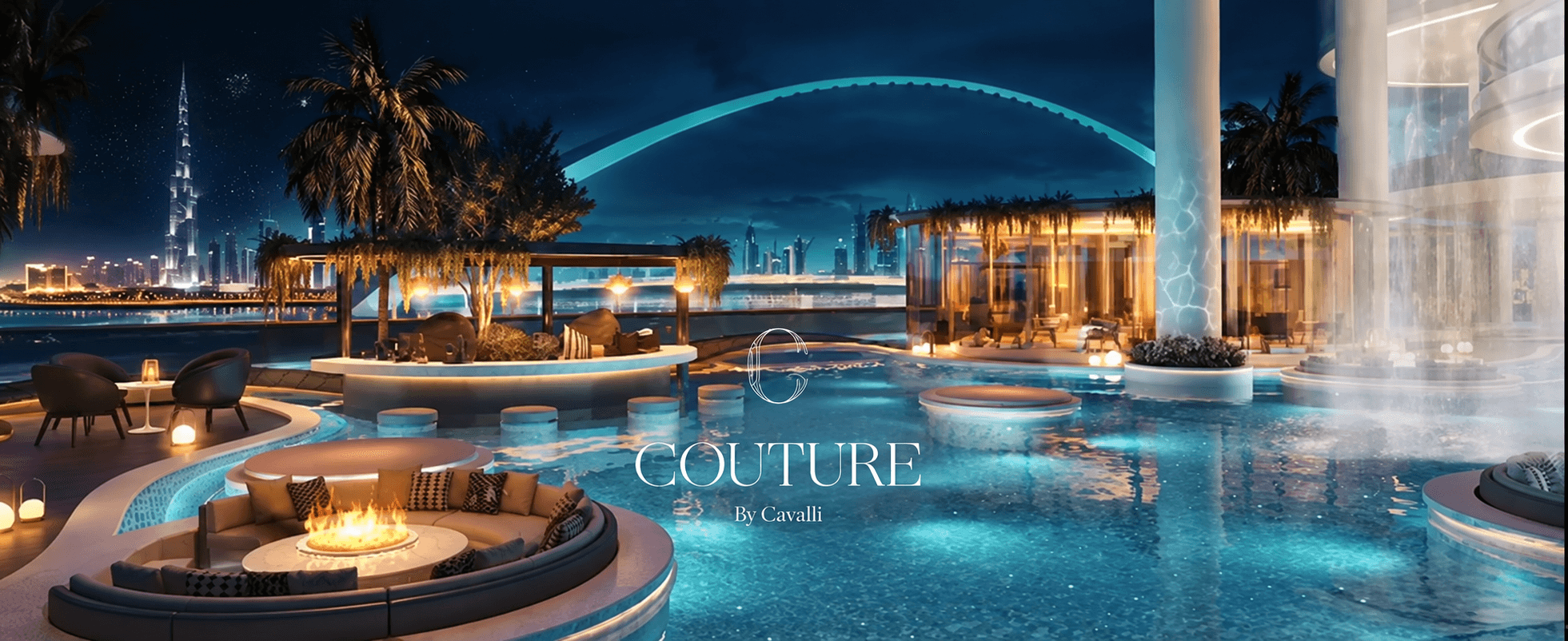 Couture by Cavalli luxury pool terrace